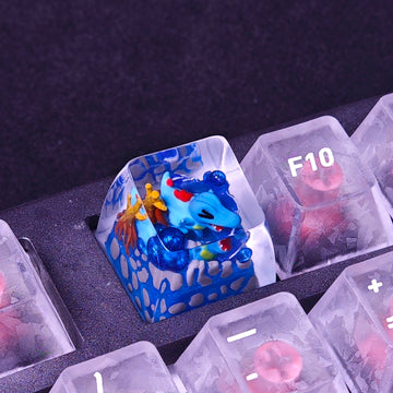 Totodile Pokémon Resin Artisan Keycap