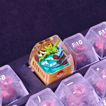 Scyther Pokémon Resin Artisan Keycap