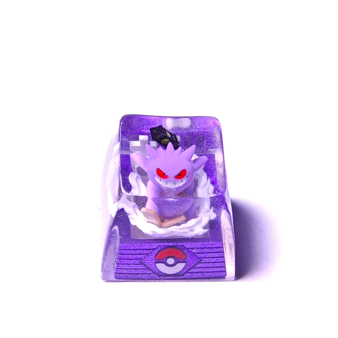 Gengar Pokémon Resin Artisan Keycaps – Gastly-Haunter-Gengar-Dynamax-Gigantamax