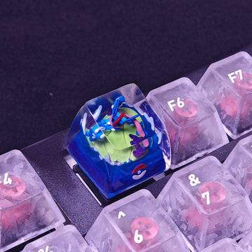 Greninja Pokémon Resin Artisan Keycap | Custom Mechanical Keyboard