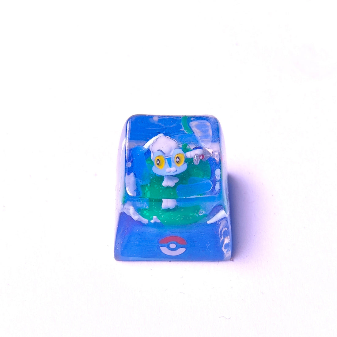 Froakie Pokémon Resin Artisan Keycap | Custom Mechanical Keyboard