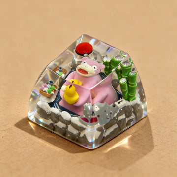 Slowpoke & Slowbro Pokémon Resin Artisan Keycaps | SA Profile