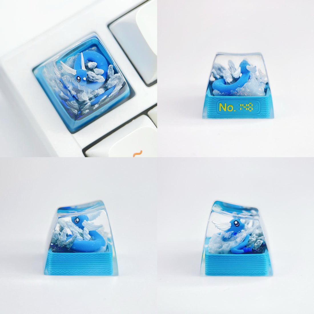 Dratini, Dragonair & Dragonite Pokémon Resin Artisan Keycaps | SA Profile