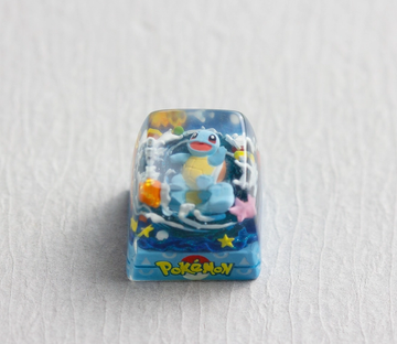 Squirtle Pokémon Resin Artisan Keycap – SA Profile | Cherry MX