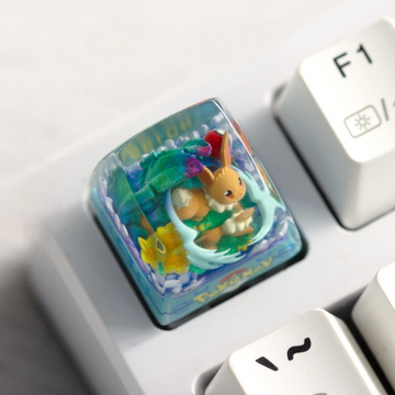 Eevee & Eeveelutions Resin Artisan Keycaps: Umbreon Espeon Cherry MX