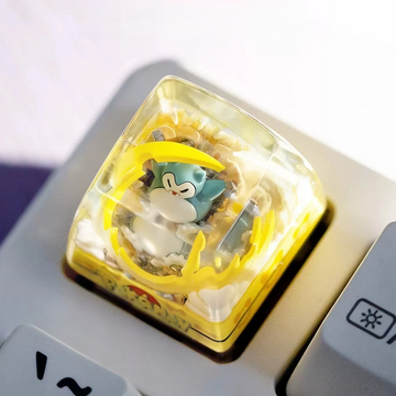 Snorlax Pokémon Artisan Keycap: Resin SA Cherry MX Mechanical Keyboard