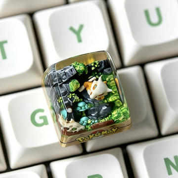 Cubone Pokémon Artisan Keycap – Resin SA Cherry MX Mechanical Keyboard