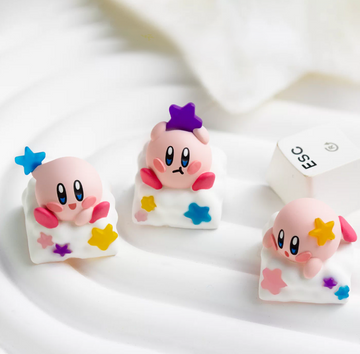 Kirby Artisan Keycaps | Cute Anime Mechanical Keyboard Keycaps