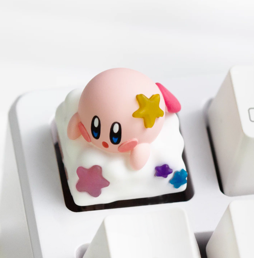 Kirby Artisan Keycaps | Cute Anime Mechanical Keyboard Keycaps